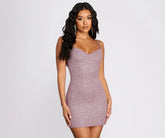 Glitter Goals Mini Dress